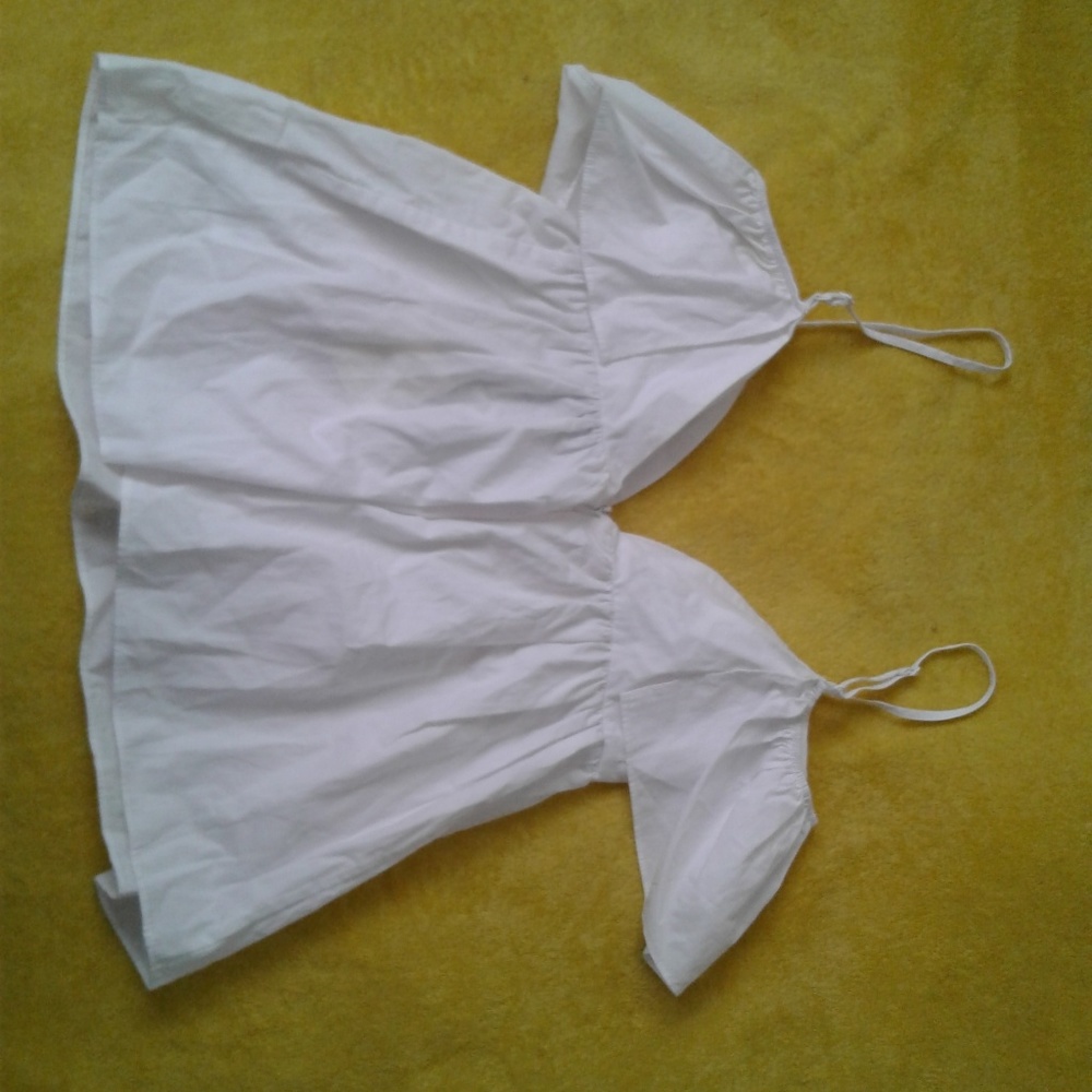 White Ruffle Sun Top - Picture 2 of 3